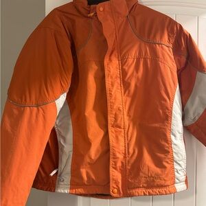 L.L. Bean Kids' Orange and Black Jacket